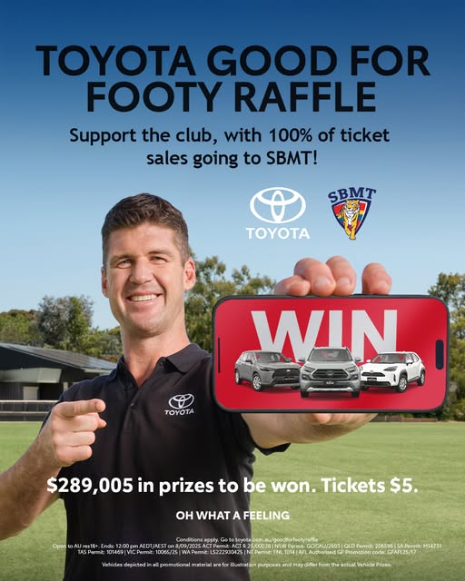 Toyota Good For Footy Raffle